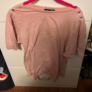 Flutter sleeve Ralph Lauren flutter sleeve shirt